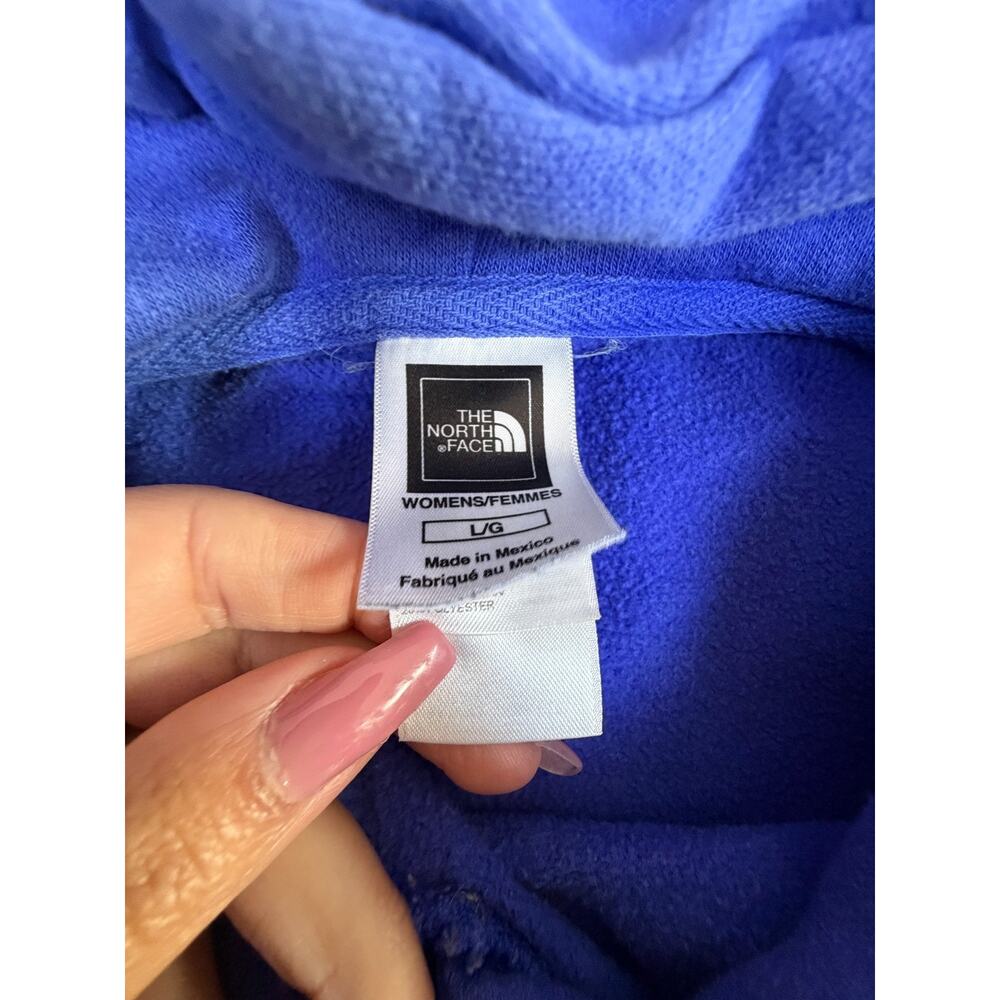 The North Face Blue Pullover Hoodie with Logo - Picture 3 of 9
